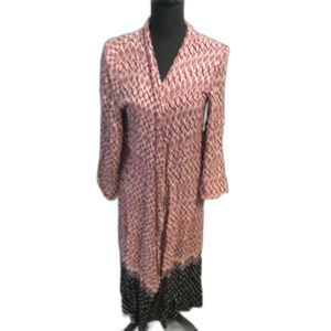 Stetson Small S Long Cardigan Open Western Kimono Print